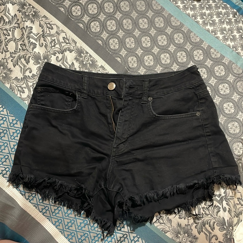 American Eagle high rise jean shorts